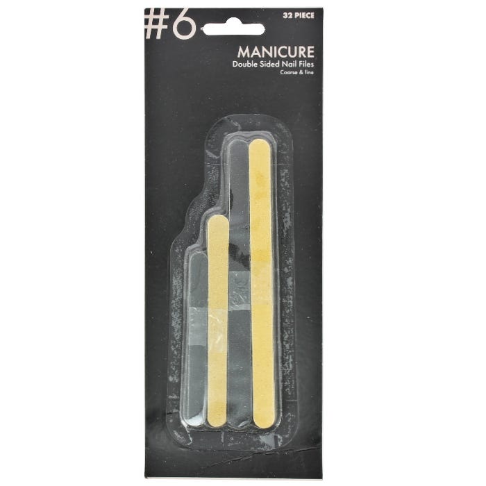 #6 Double-Sided Nail Files (Pack of 32) — Daily Pick 5873F