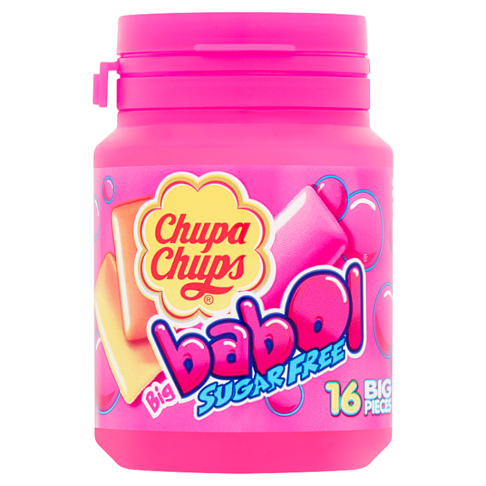 Chupa Chups Big Babol Sugar Free, 64g (Pack of 16) — Current Favorite 5873F