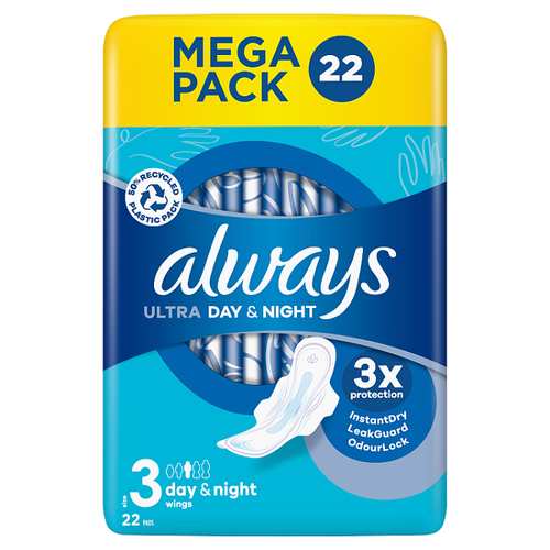 Always Ultra Day & Night Pads (Pack Of 20)