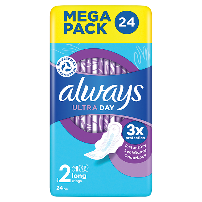 Always Ultra Day Pads Long (Pack Of 24) — Daily Pick 5873F
