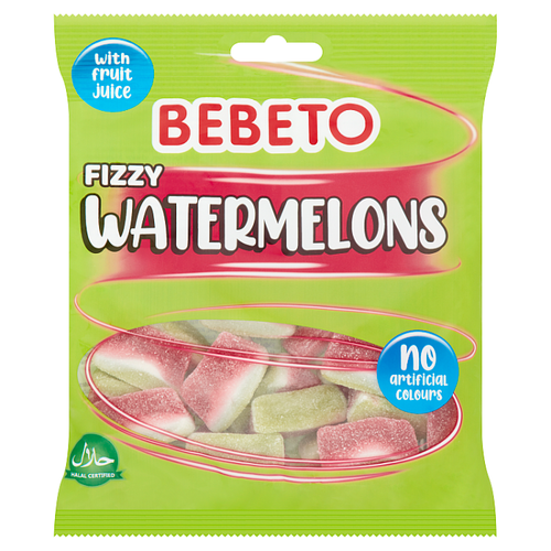 Bebeto Fizzy Watermelons, 150g